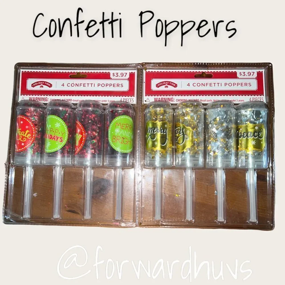 Bundle Sale 3 for $15 | Confetti Poppers | Holiday Fun
